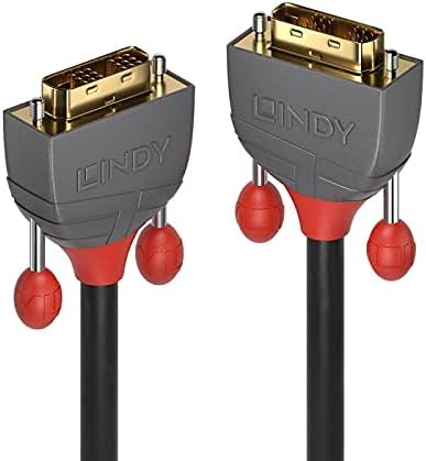LINDY 36243 25m DVI-D Single Link Kabel, Anthra Line 25m Anthra Line, 25m Anthra Line