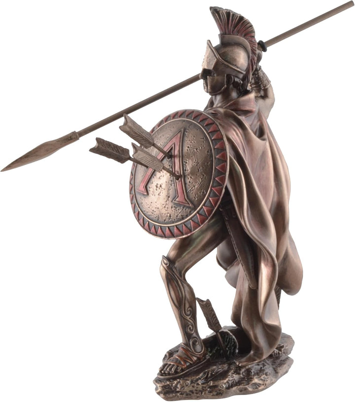 VOGLER Joh. Vogler GmbH Leonidas, König von Sparta, mit Speer und Schild, bronziert