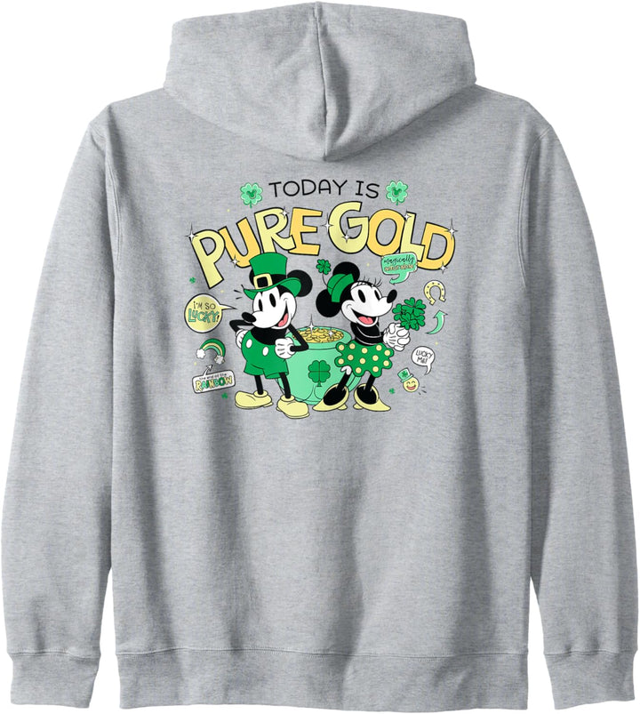 Disney Mickey Mouse & Friends St. Patrick's Day Pure Gold Kapuzenjacke