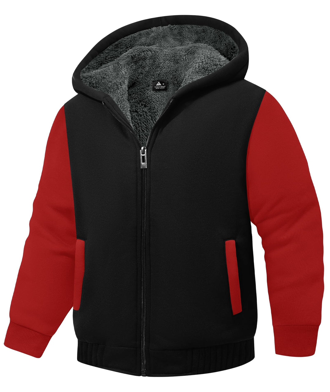 LLdress Fleecejacke Jungen Kapuzenpullover Mit Zipper Kinder Hoodie JungnsWarm Kapuzenjacke Causal W