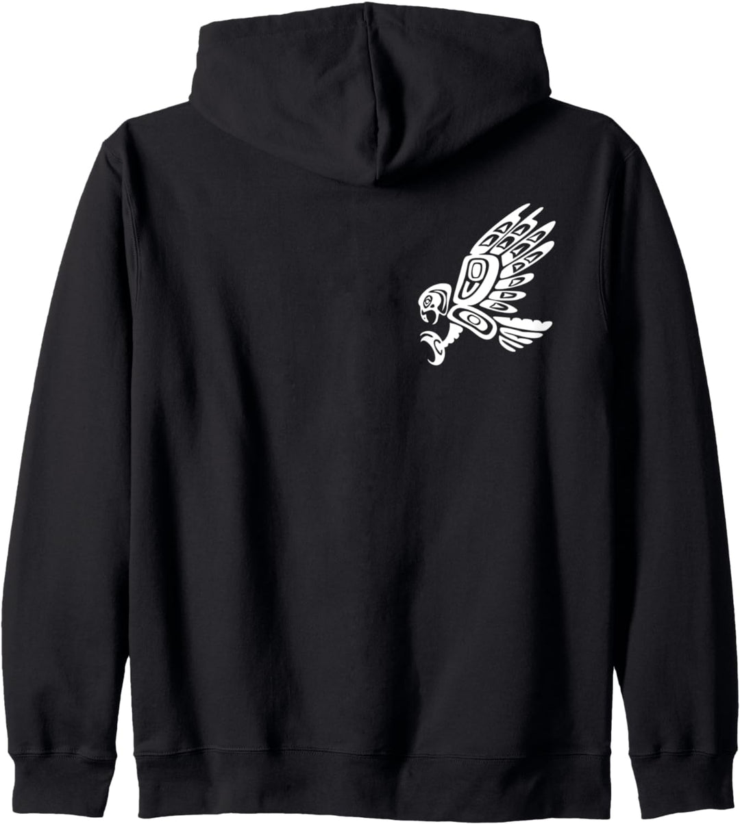 Falke Haida Kunst Indianer Nord Amerika USA Kapuzenjacke