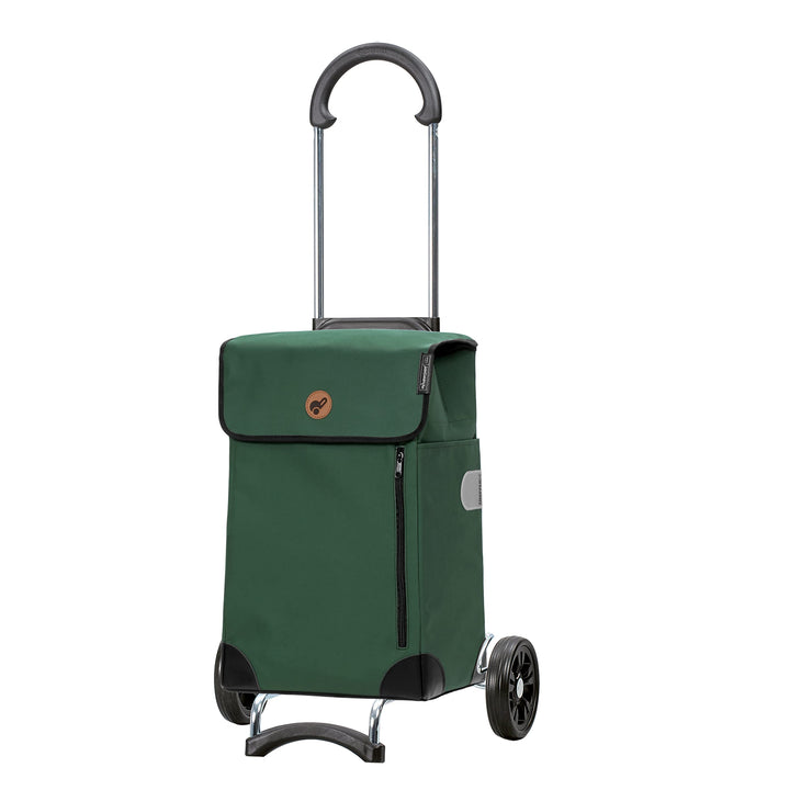 ANDERSEN Einkaufstrolley - Scala Shopper Weda grün 36 L Handwagen, langlebig, Tasche abnehmbar, klap