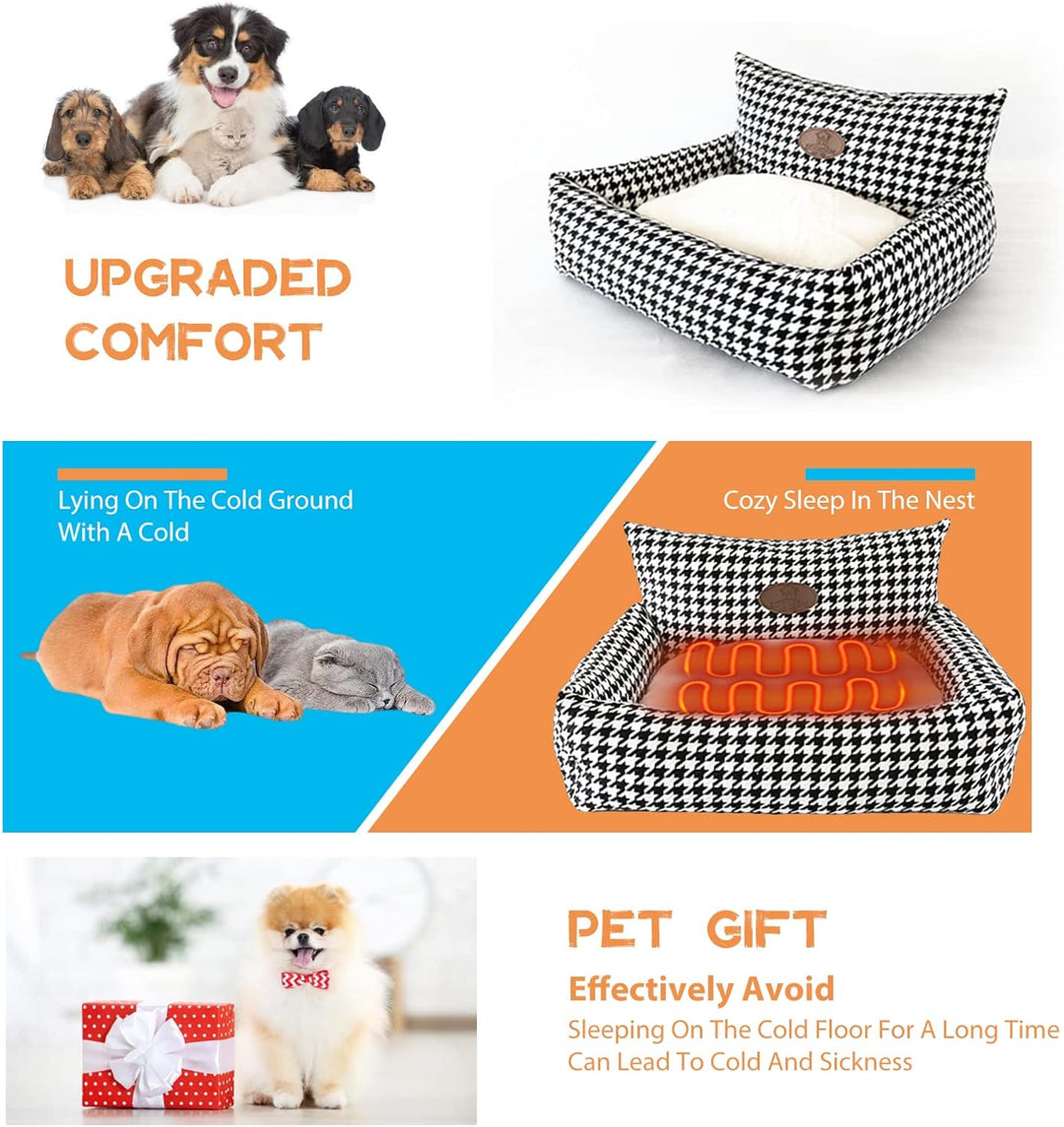 PETCUTE Orthopädisches Hundebett,Hundekorb Waschbar,Rutschfestes Hundesofa,Super Weich Haustierbett