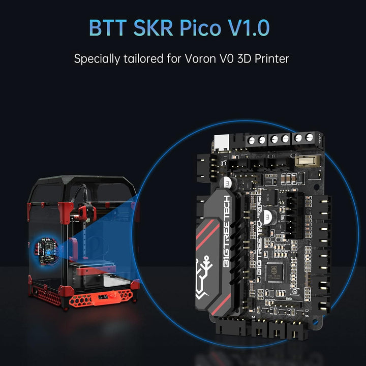 BIGTREETECH SKR PICO V1.0 Steuerplatine: Mini Controller Board mit TMC2209 UART Schrittmotor und Ras