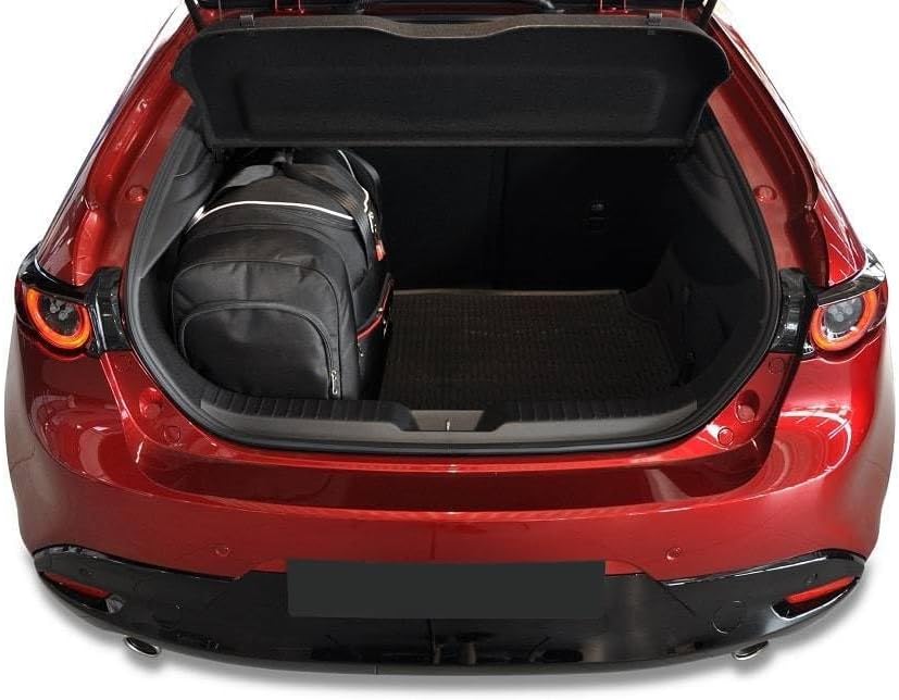 KJUST Dedizierte Reisetaschen 4 stk kompatibel mit MAZDA 3 HATCHBACK IV (BP) 2018+