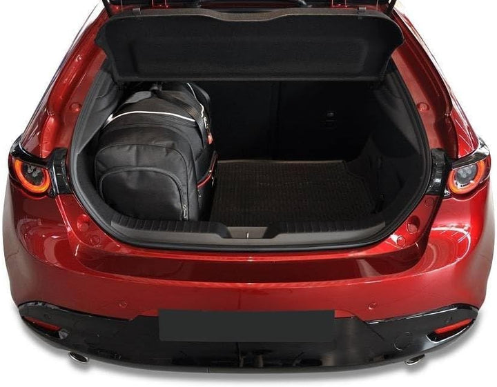 KJUST Dedizierte Reisetaschen 4 stk kompatibel mit MAZDA 3 HATCHBACK IV (BP) 2018+
