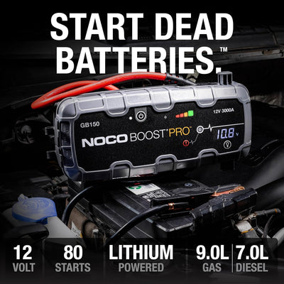 NOCO Boost Pro GB150, 3000A - 12V UltraSafe Starthilfe Powerbank, Auto Batterie , Tragbare USB Ladeg