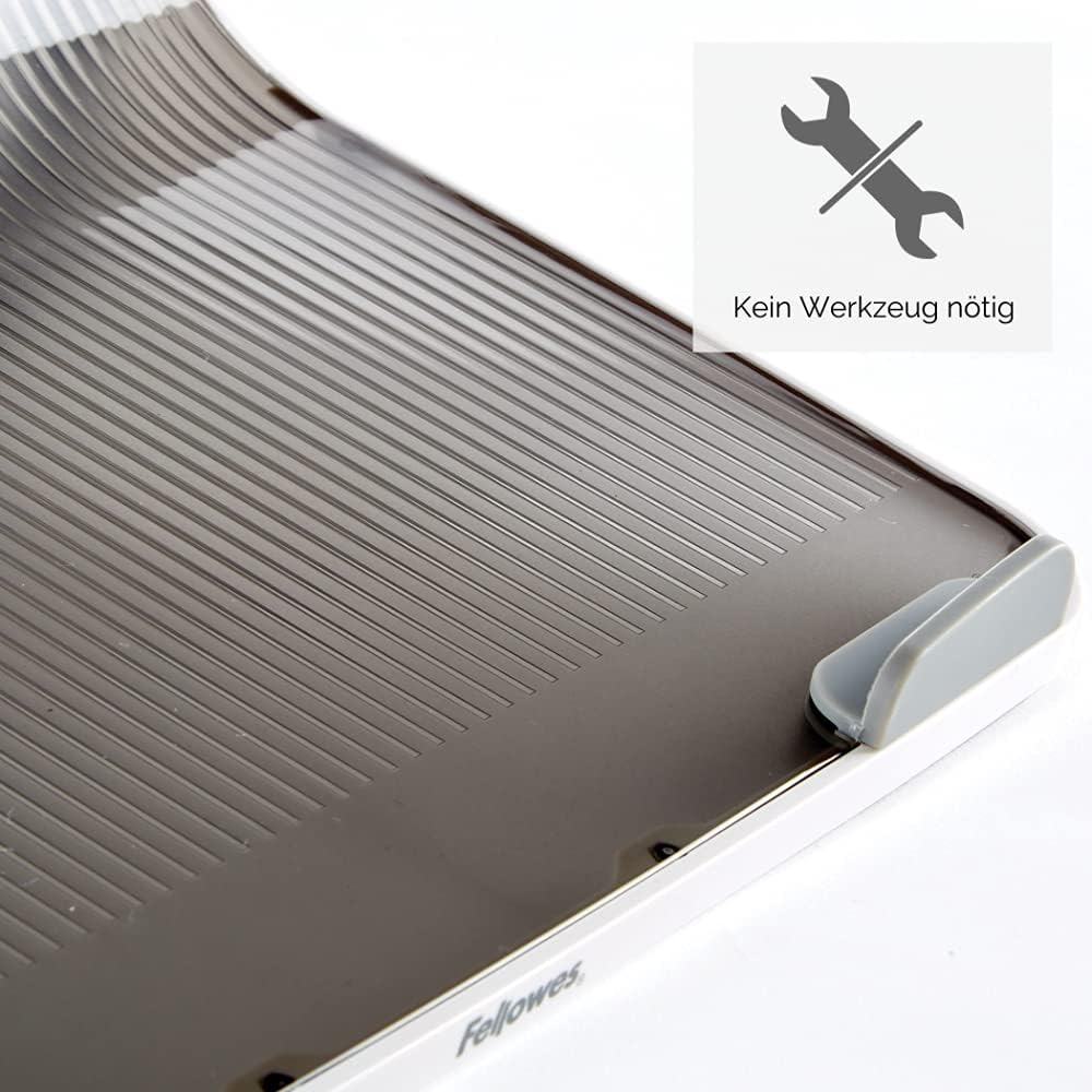 Fellowes Laptop Ständer für Home Office, für Laptops bis 17 Zoll, modernes Design, weiss Laptop Stän