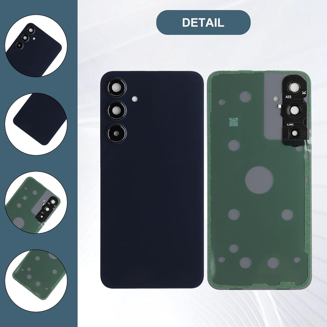 6.6" Akkudeckel Kompatibel mit Samsung Galaxy A55 5G, SM-A556V, SM-A556B, SM-A556B/DS, SM-A556E, Sma