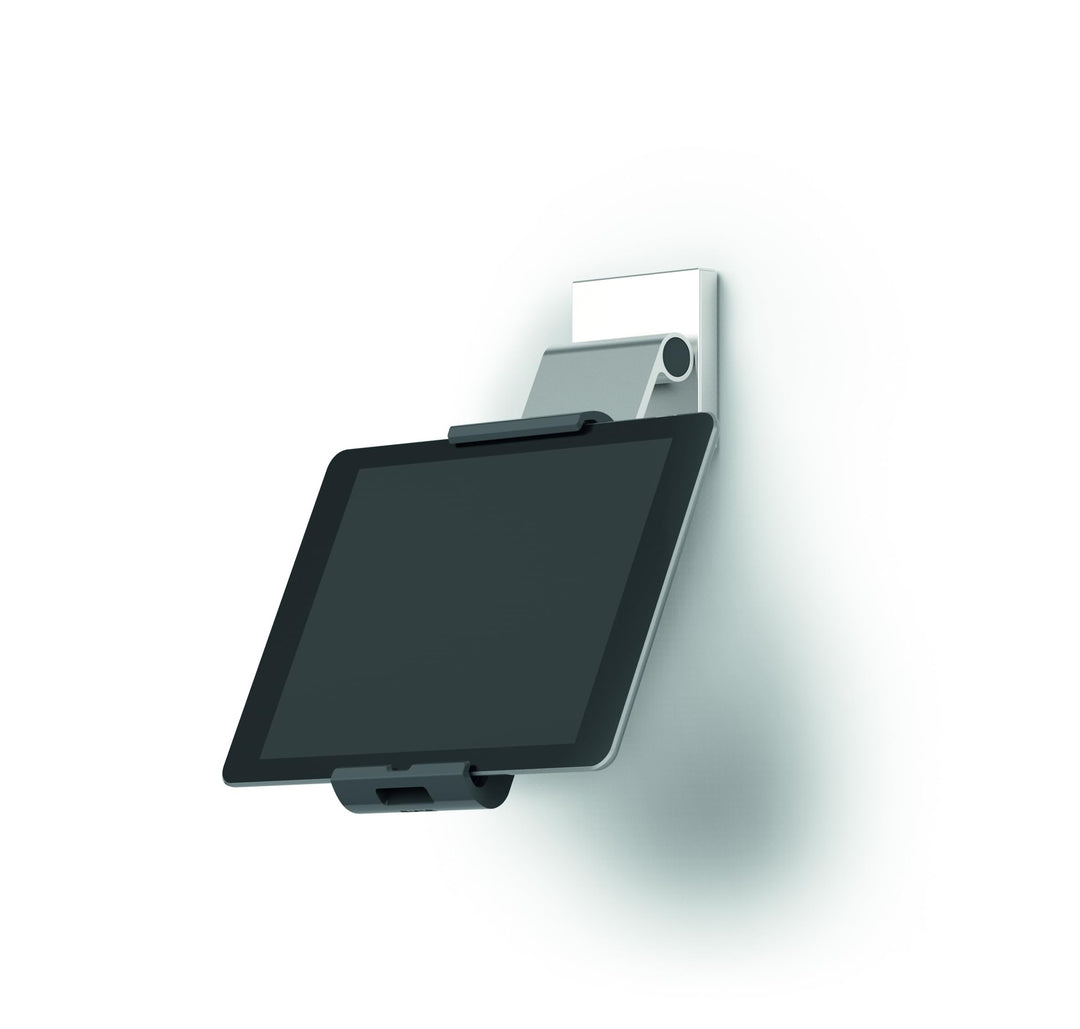 Durable Tablet Wandhalterung (mit Tragarm für Tablets 7-13 Zoll, 360° drehbar mit Diebstahlsicherung