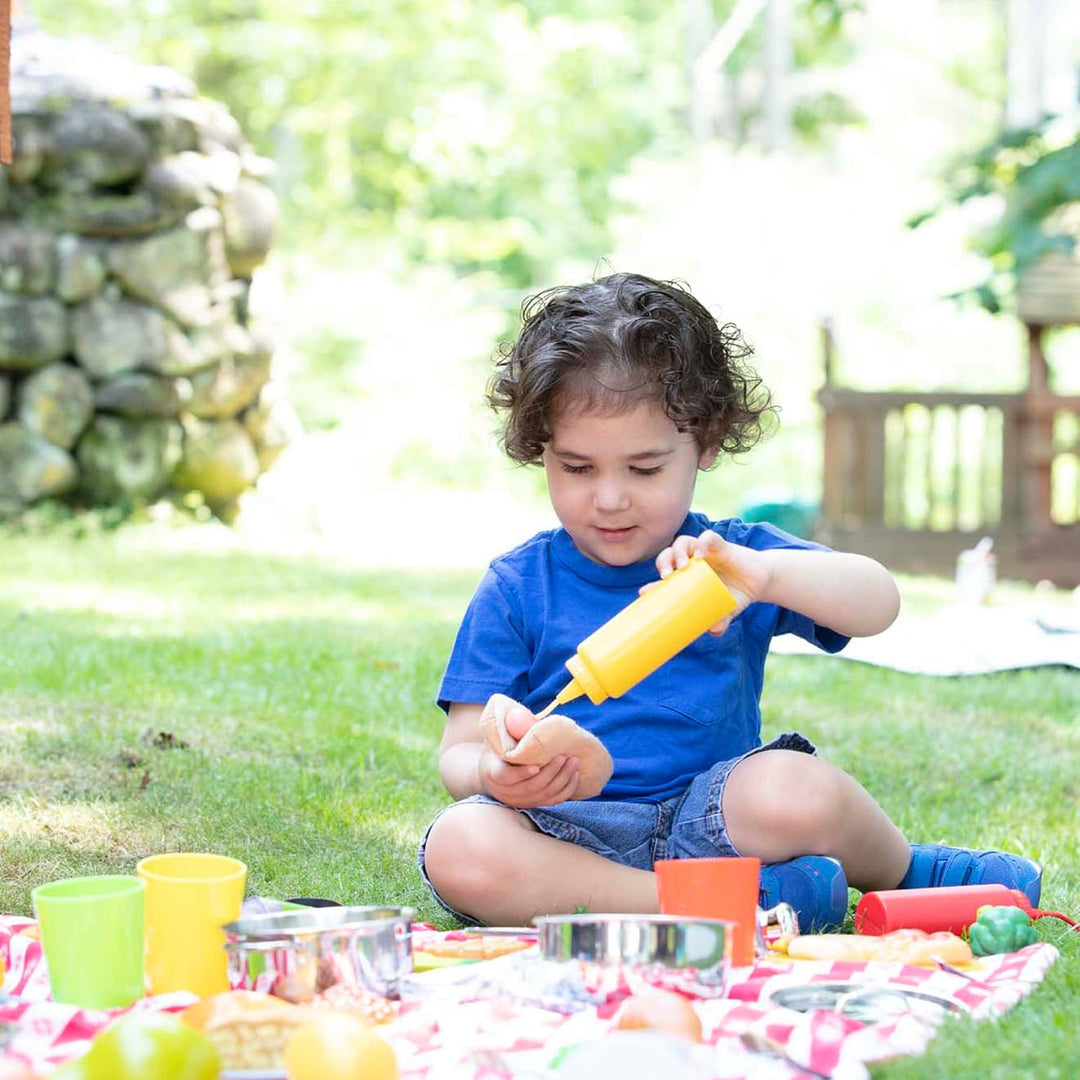 Melissa & Doug Spielzeug Saucenset für Kinder ab 3 Jahre | Küchenutensilien für Kinderküche | Zubehö