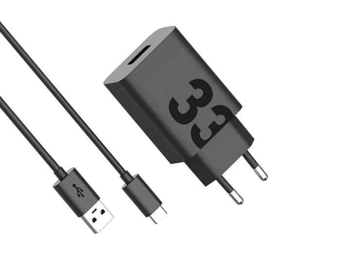 Motorola Turbopower 33 – Ladegerät Rot Elektro mit Kabel USB-C – USB-C 33 W – Schnellladung 33W, 33W