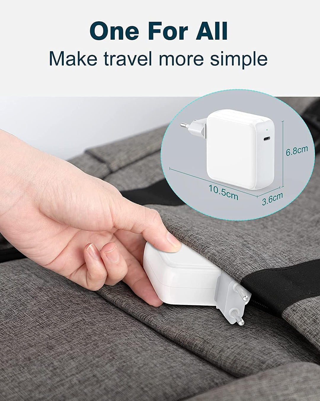 IFEART 67W USB C Ladegerät für MacBook Pro 13/14/ 15/16 Zoll, MacBook Air 2020/2019/ 2018, Kompatibe