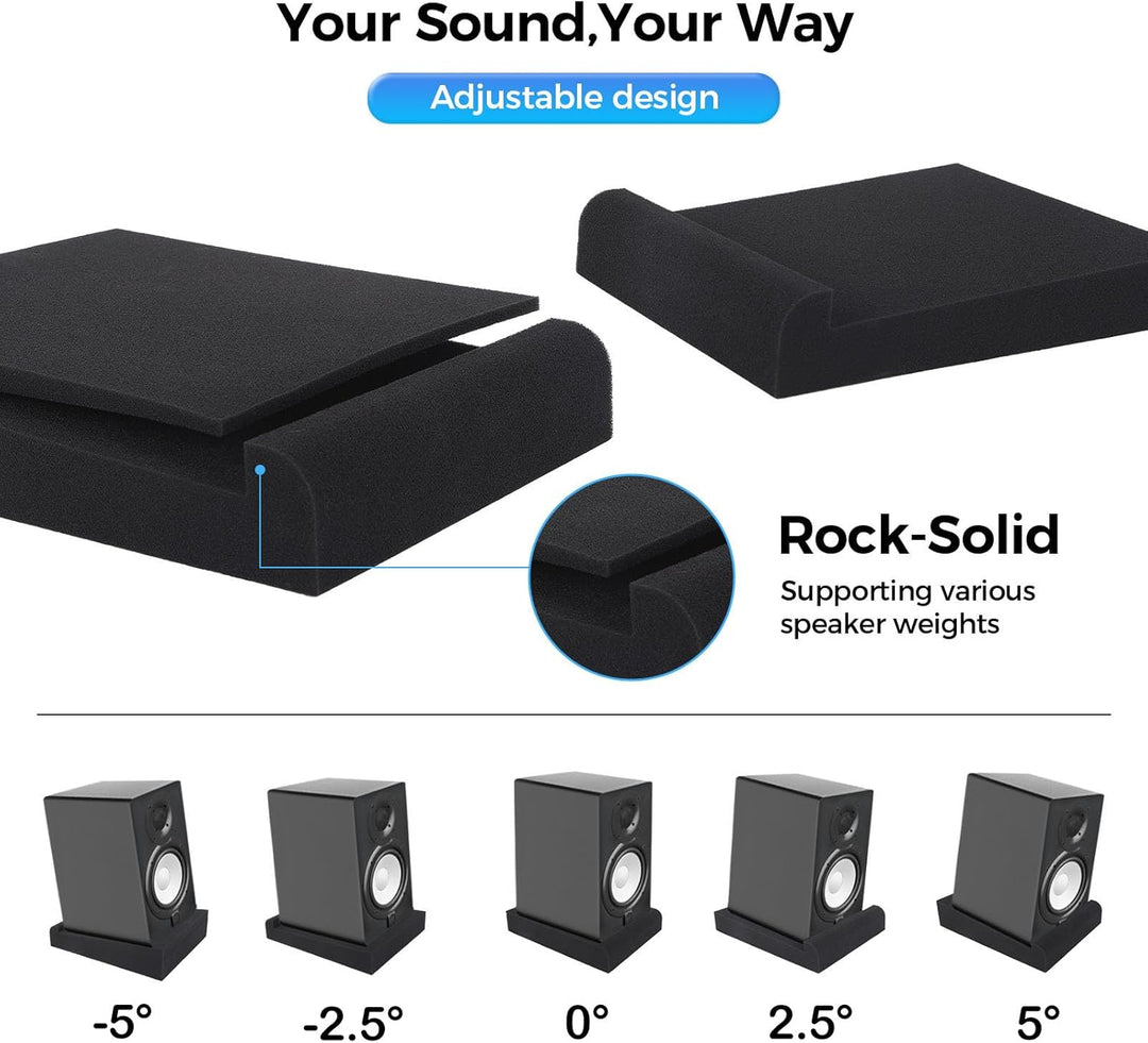 Lautsprecher-Isolationspads, Subwoofer-Isolationspad, Studiomonitorisolationspads, hochdichter Lauts