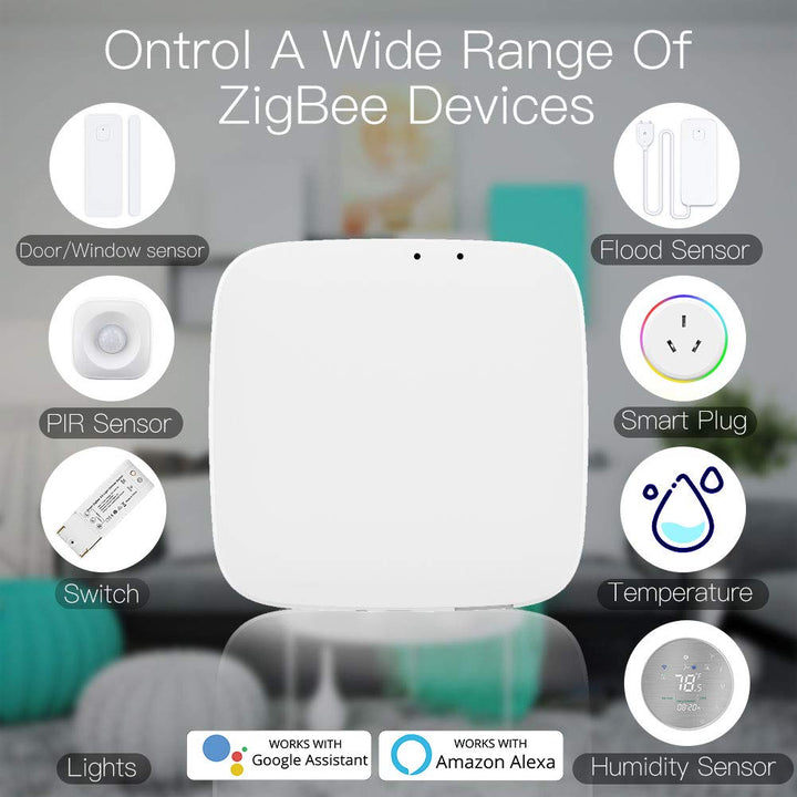 MOES Tuya ZigBee Wired Smart Gateway/Hub für Tuya ZigBee Produkt, Smart Life APP Drahtlose Fernbedie