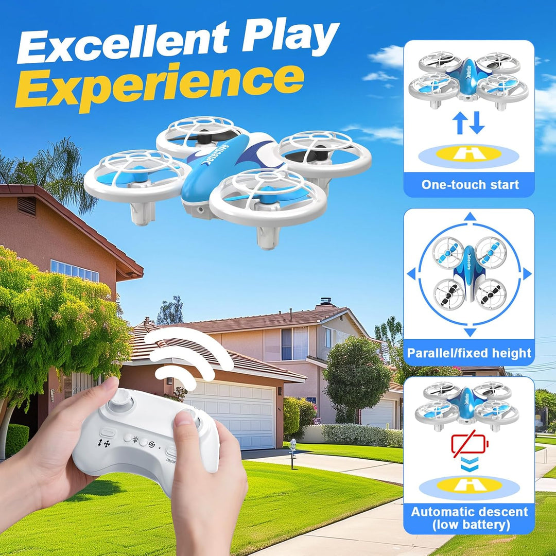 Mini Drohne für Kinder Spielzeug ab 6 7 8 9 10+ Jahre Jungen, RC Flugzeug Spielzeug Quadrocopter Dro