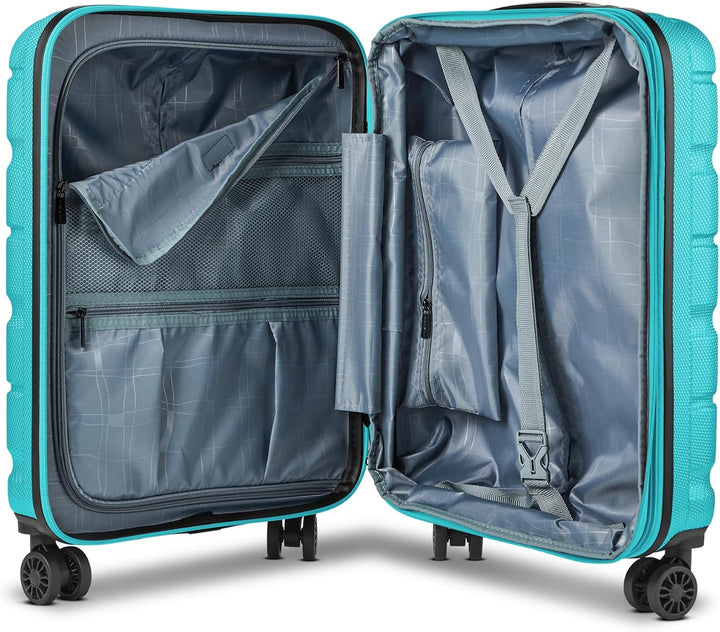 Franky Munich 4.0 Handgepäck Koffer | Hartschalen Trolley mit 4 Rollen, TSA-Zahlenschloss, Arretierb