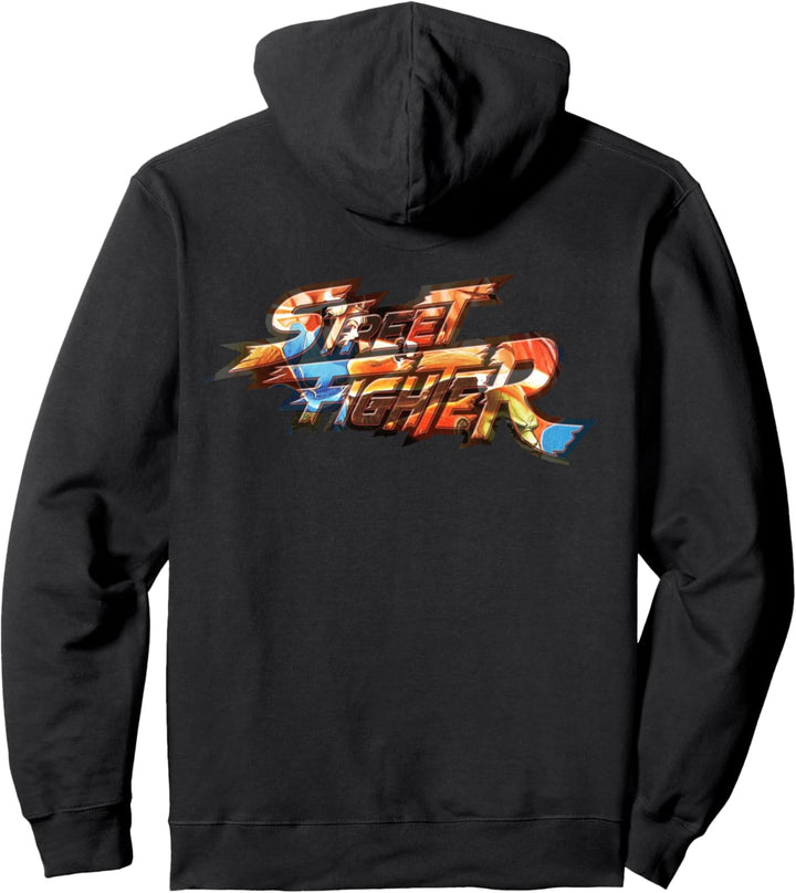 Street Fighter-Logo Chun Li Kick Pullover Hoodie