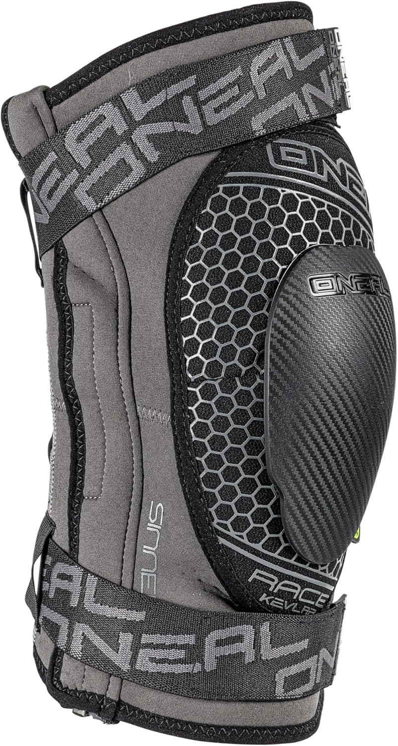 O'Neal Sinner Knie IPX Protektor RACE Grau Aramidfaser DH MTB FR AM Schoner, 0291-1, Grösse Medium,