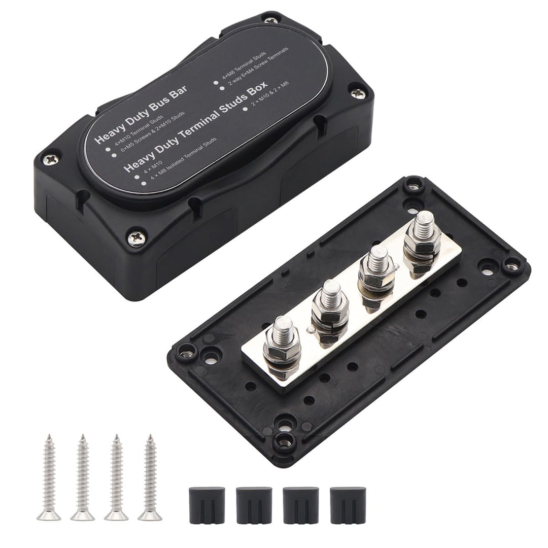 M8 300A Sammelschienenkasten 12V - 48V Sammelschiene für Geländewagen Boot Wohnmobil Wohnwagen KFZ M