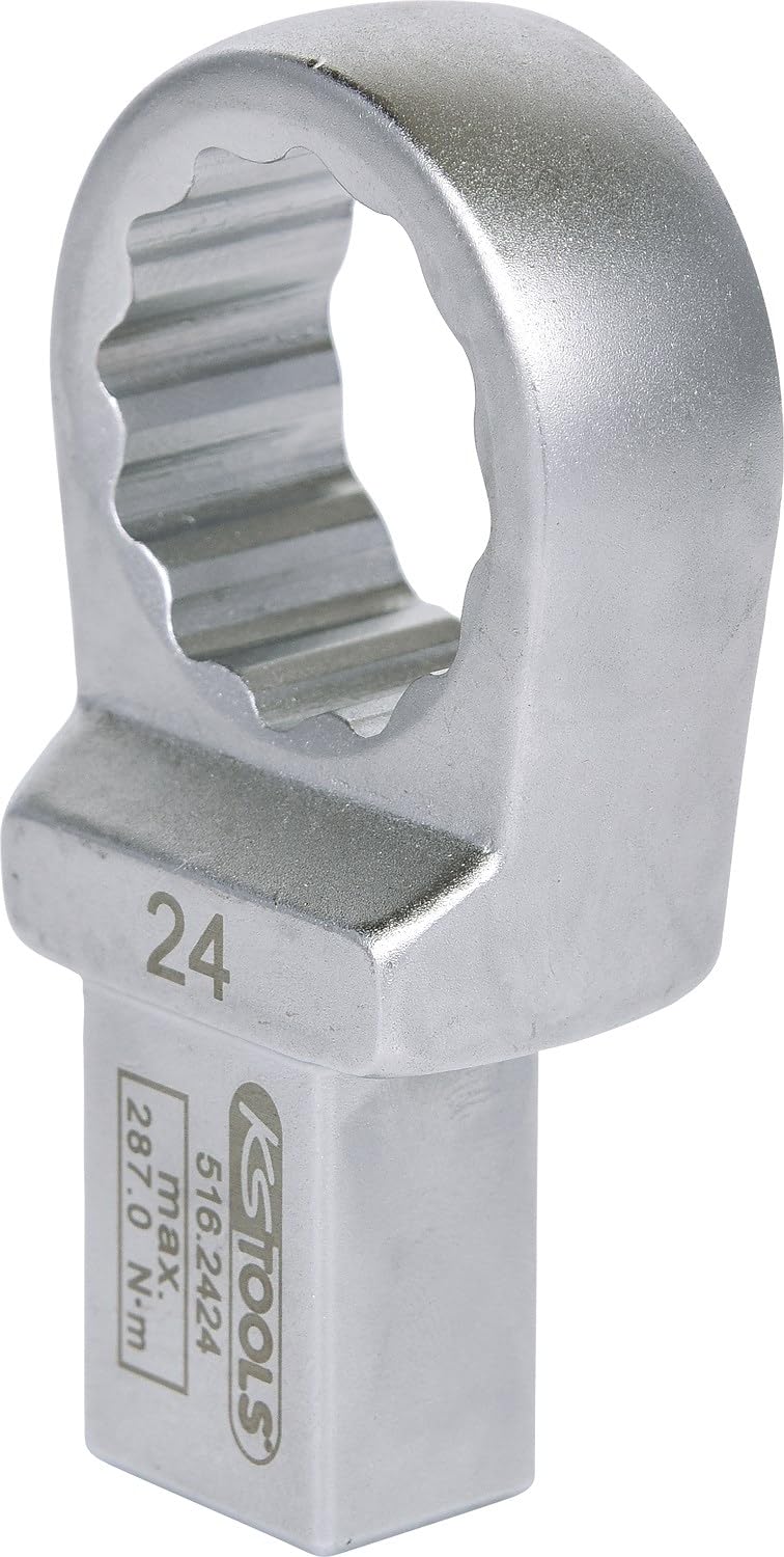 KS Tools 516.2424 14x18mm Einsteck-Ringschlüssel, 24mm 24 mm, 24 mm
