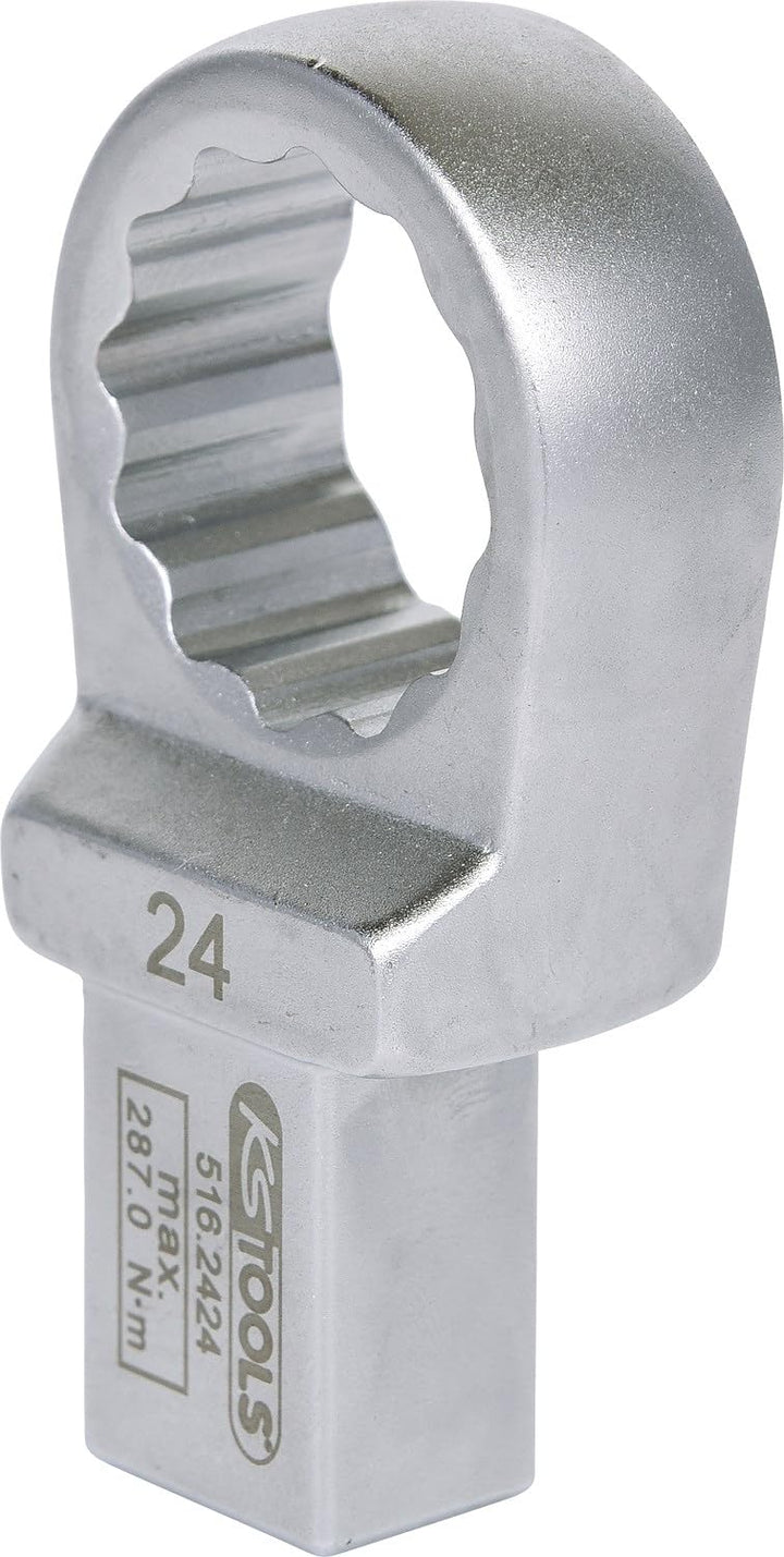 KS Tools 516.2424 14x18mm Einsteck-Ringschlüssel, 24mm 24 mm, 24 mm