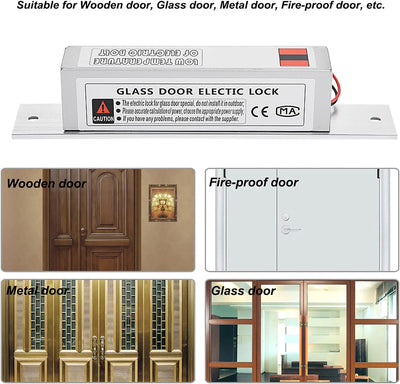 Leapiture Elektrisches Einsteck-Riegelschloss Niedertemperatur-Riegelschloss NC-Modus für Türzugangs