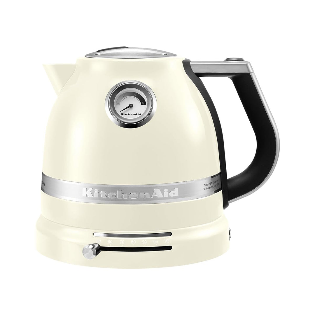 KitchenAid Wasserkocher mit Temperatureinstellung von 50 bis 100°C | Teekocher mit Kalkfilter 1,5L |