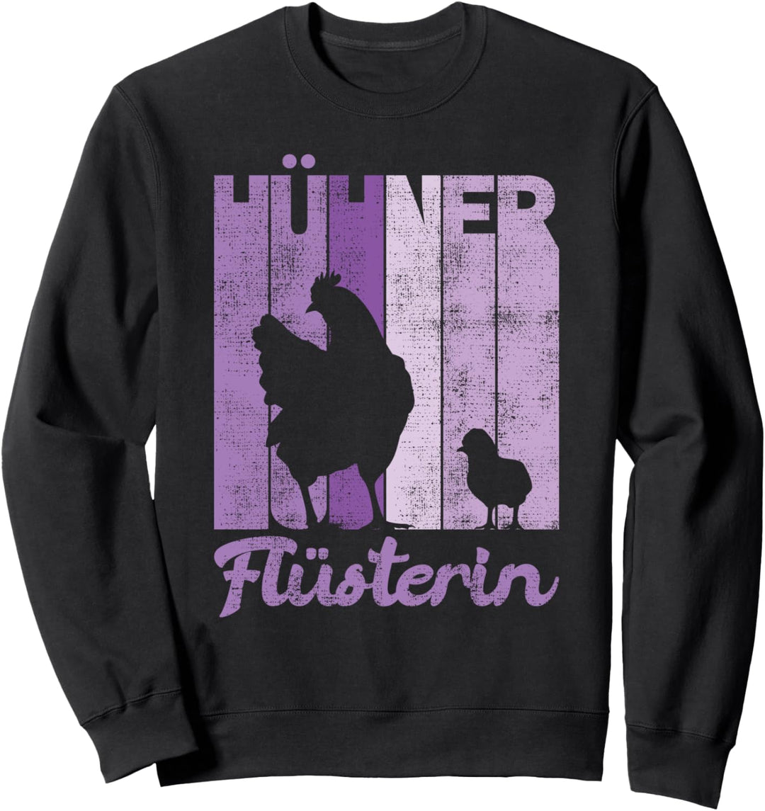 Retro Hühner Flüsterin Lustiges Bäuerin Huhn Geschenk Sweatshirt