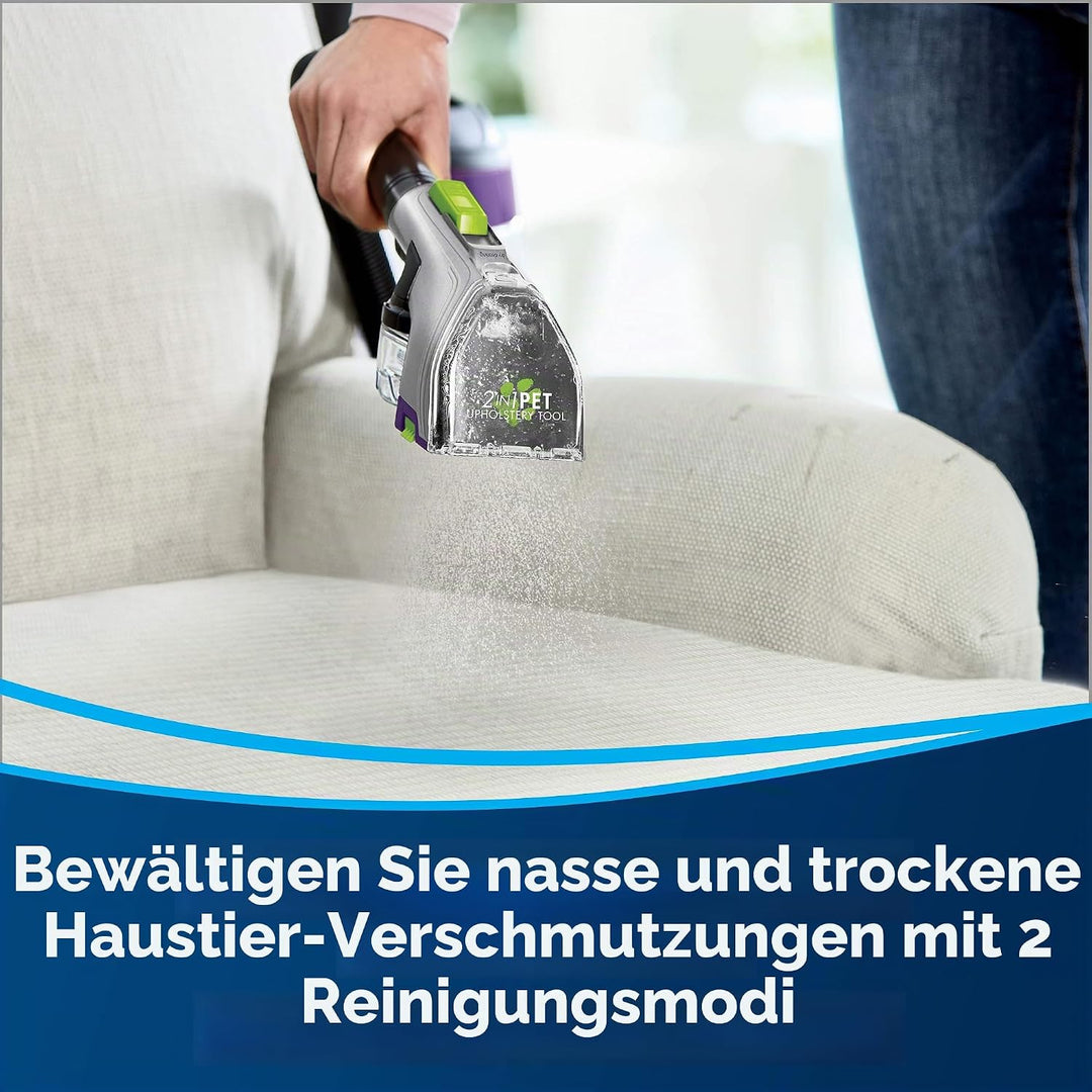 BISSELL 2-in-1-Haustier-Werkzeug für Teppich- und Polsterreiniger (3259)