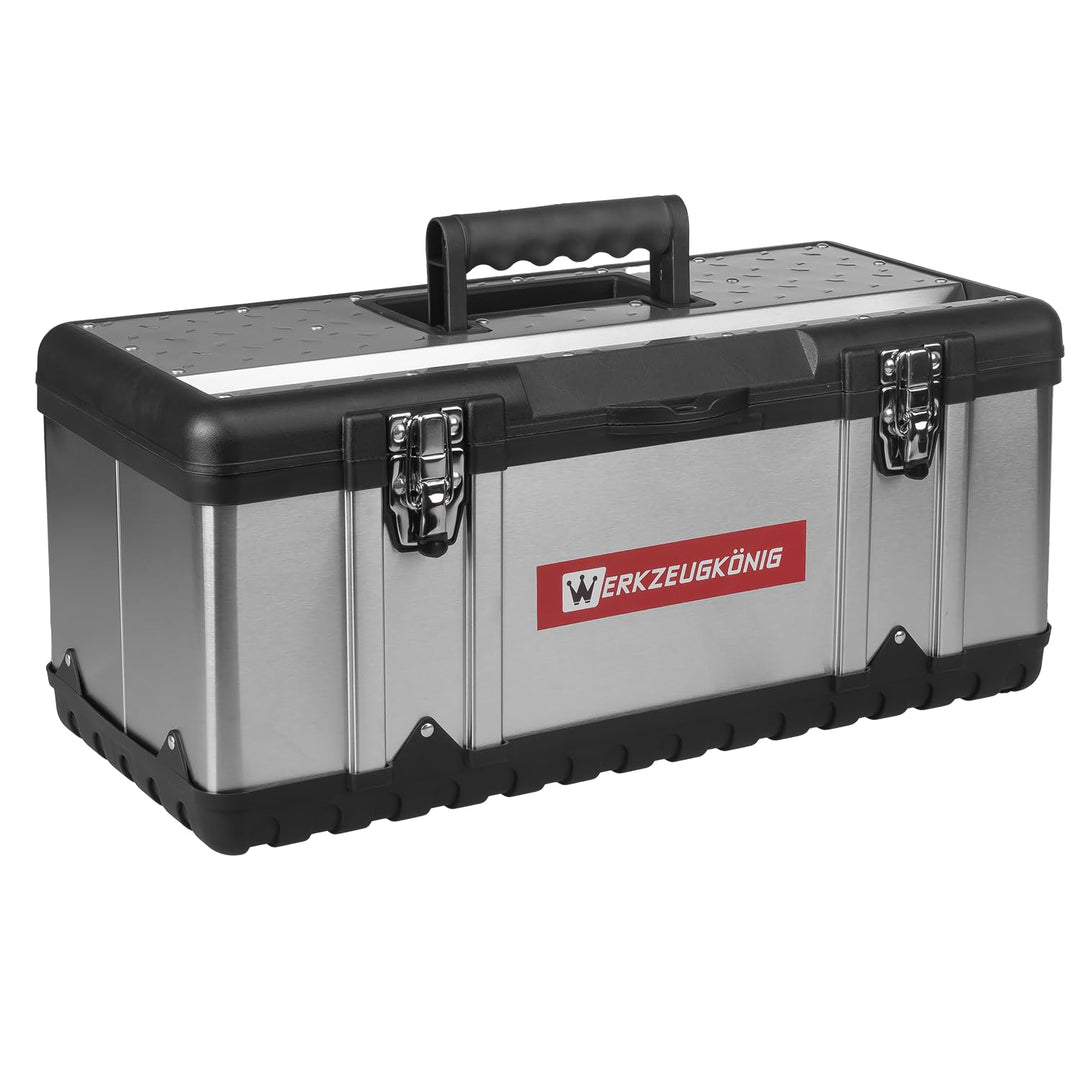 Werkzeugkoffer Edelstahl Kunststoff Grösse XL 58 x 31 x 25,5 cm Edelstahl - Grösse XL - 25 Liter, Ed