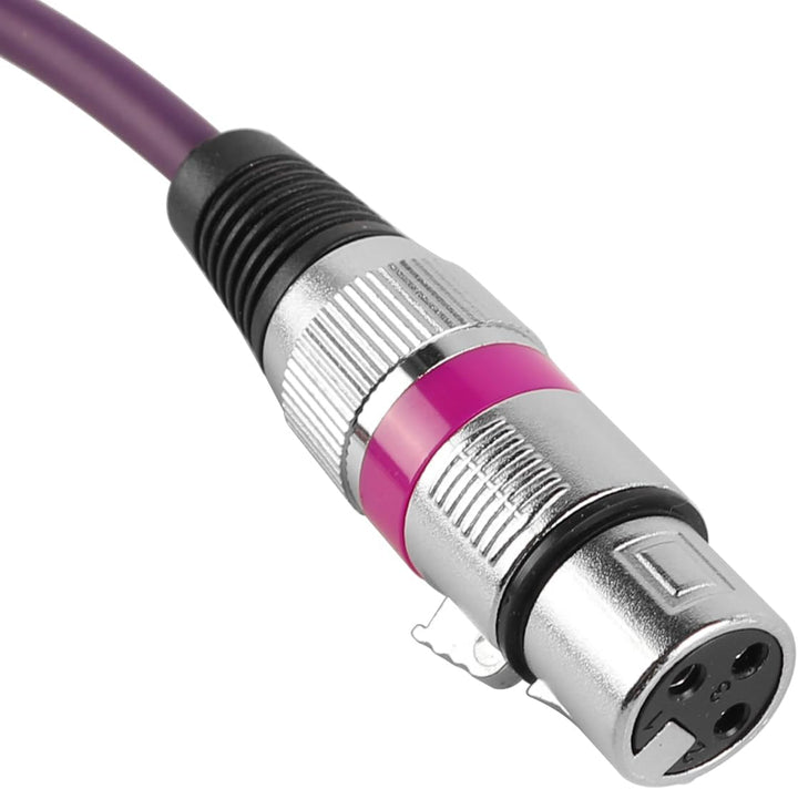 6 Packungen Mikrofonkabel XLR-Kabel Mikrofonkabel Stecker auf Buchse Symmetrisches XLR-Mikrofonkabel