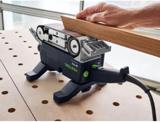 Festool Bandschleifer BS 75 E-Plus (mit Staubsack, Absaugadapter, Schleifband, stationäre Einrichtun
