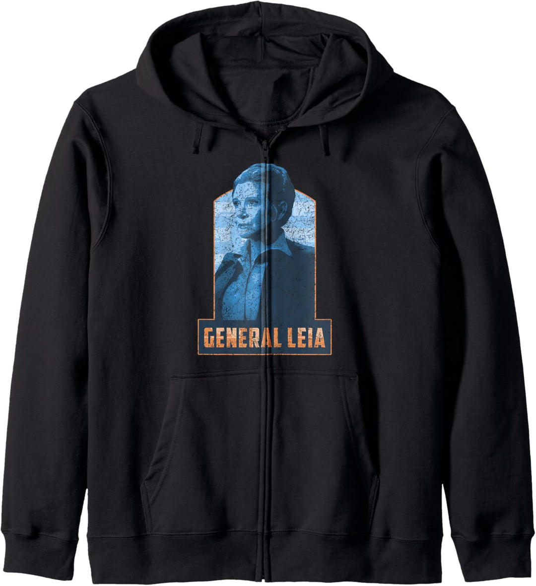 Star Wars General Leia Episode 7 Tonal Portrait Kapuzenjacke