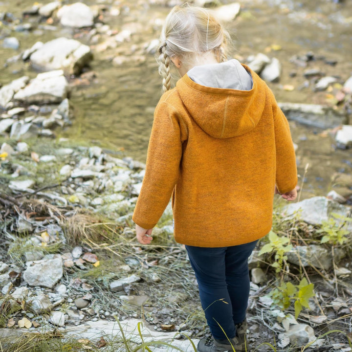 Ehrenkind® Walkjacke | Jacke für Kinder aus Merino Schurwolle mit Reissverschluss | Walk Jacke für B