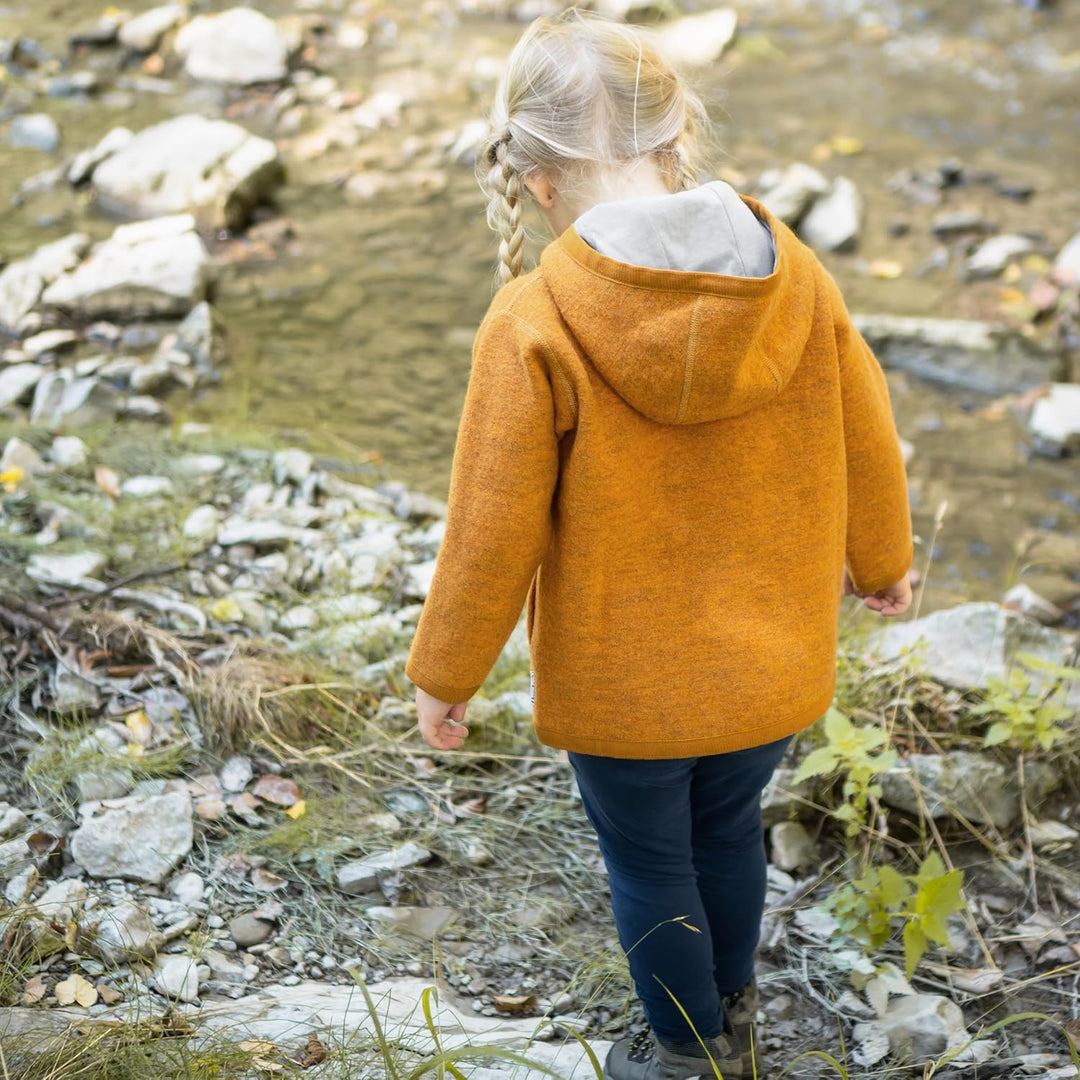 Ehrenkind® Walkjacke | Jacke für Kinder aus Merino Schurwolle mit Reissverschluss | Walk Jacke für B