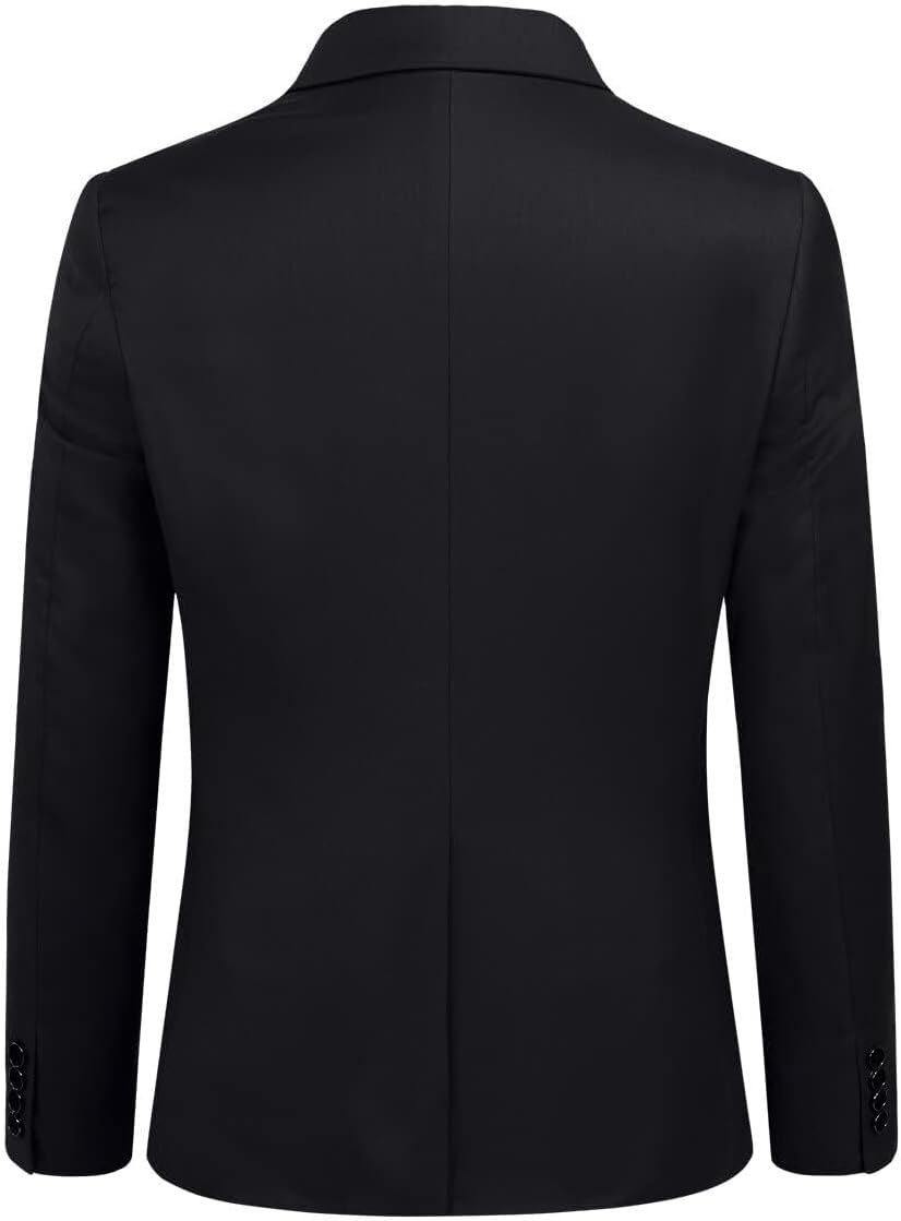 Allthemen Anzug Herren Slim Fit 3 Teilig Anzüge Modern Herrenanzug 3-Teilig Sakko Hose Weste für Bus