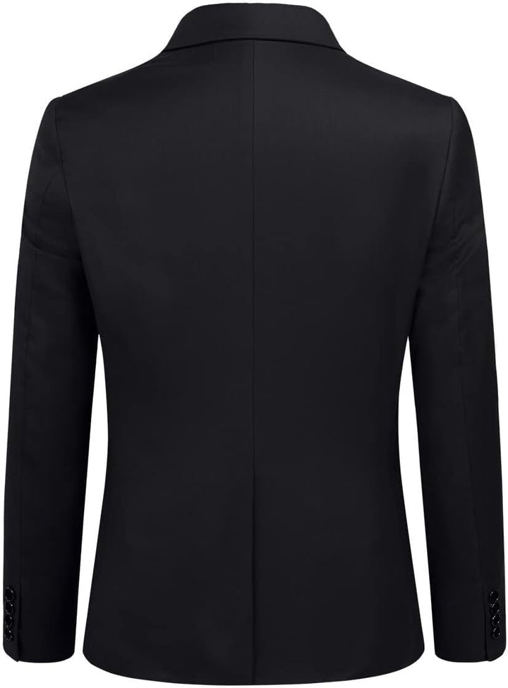 Allthemen Anzug Herren Slim Fit 3 Teilig Anzüge Modern Herrenanzug 3-Teilig Sakko Hose Weste für Bus
