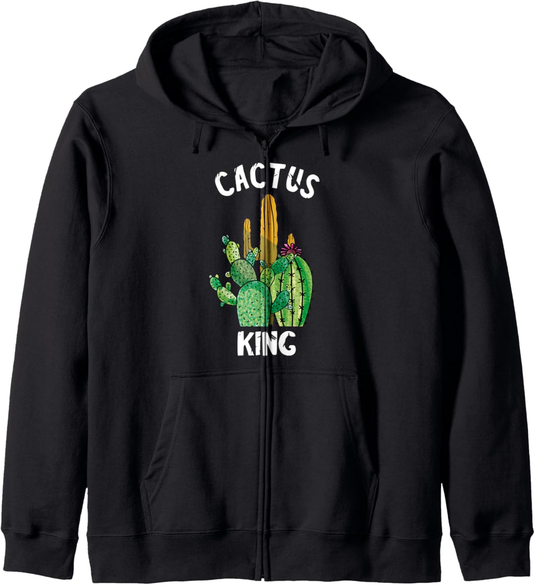 Kaktus König Cactus King Kakteen Gärtner Pflanzen Kaktusse Kapuzenjacke