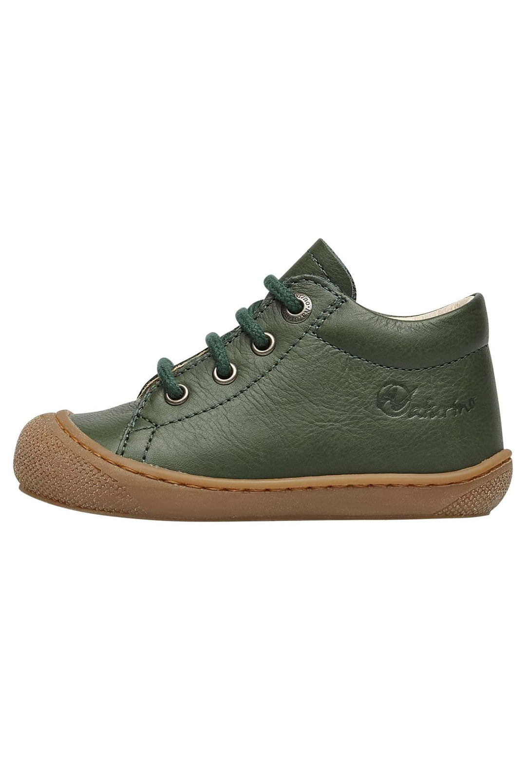 Naturino Cocoon-Lauflernschuhe aus Nappaleder, Dunkelgrün 19