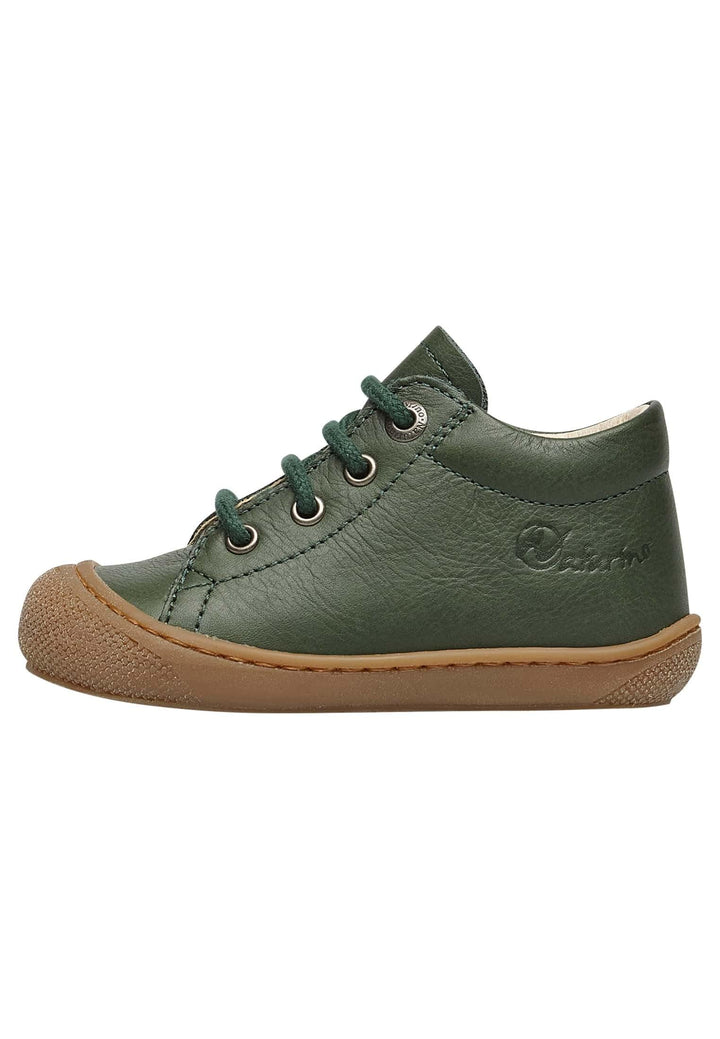 Naturino Cocoon-Lauflernschuhe aus Nappaleder, Dunkelgrün 17