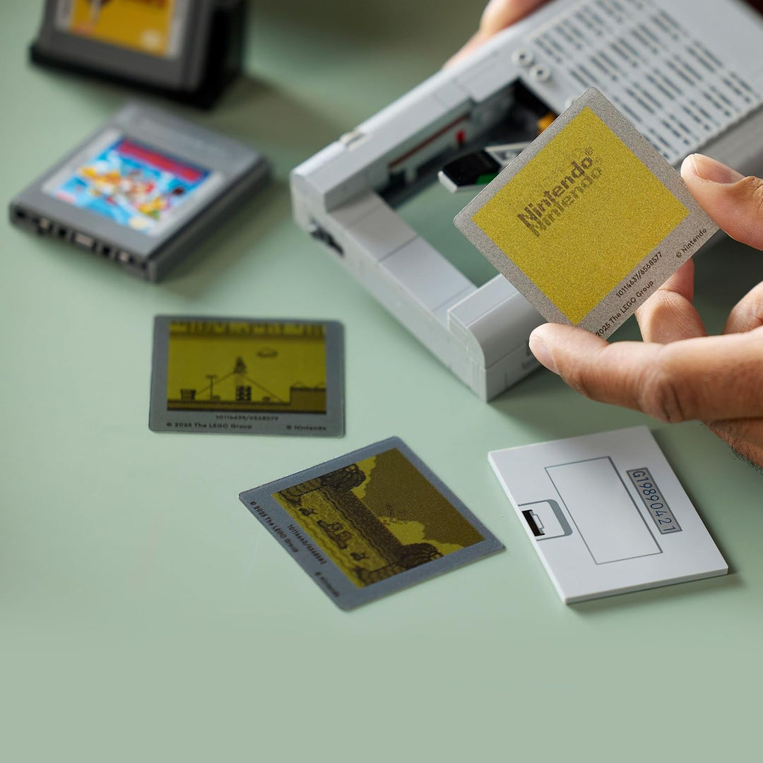 LEGO Super Mario Game Boy - Spielzeug für Erwachsene - Nintendo Deko mit 2 Modulen inkl. Zelda & ein