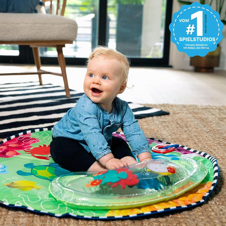 Baby Einstein - Sea Floor Explorers, 2-in-1-Wassermatte, tragbar, 5 herausnehmbare Spielzeuge, 4 Spi