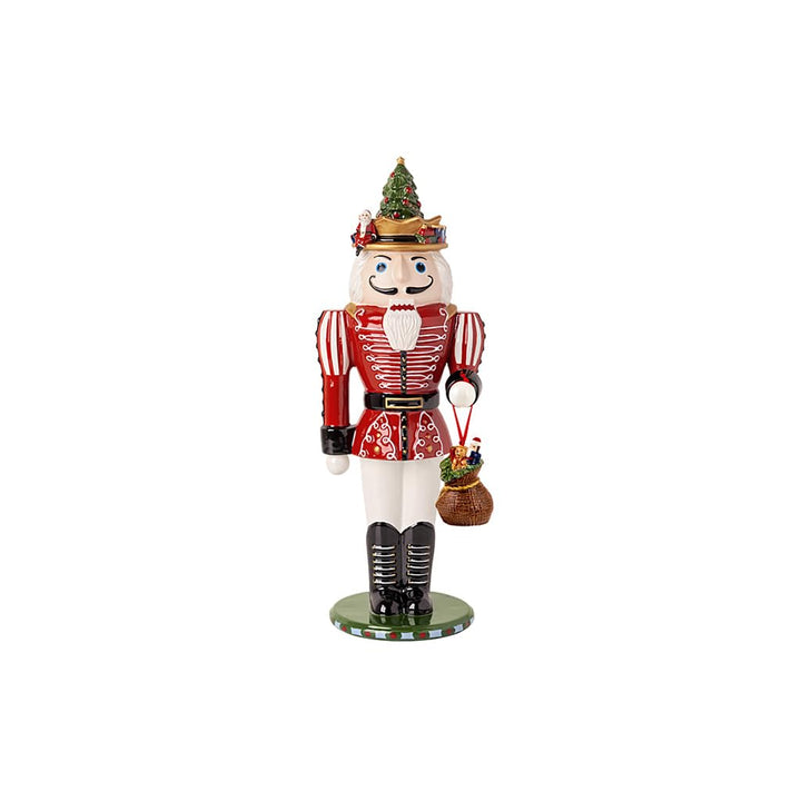 Villeroy & Boch Christmas Toys, Memories Nussknacker, 14 x 12 x 36,5cm, Porzellan, Mehrfarbig, 14-86