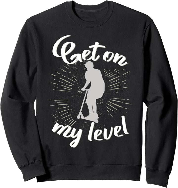 Stunt Scooter und Tretroller Tricks beim freestyle fahren Sweatshirt
