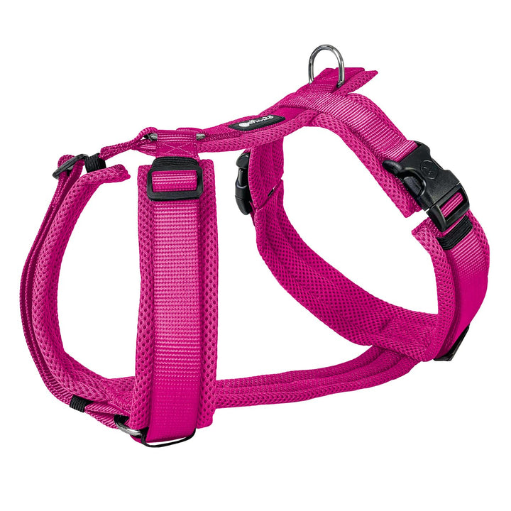 Petlando Hundegeschirr gepolstert, Mesh Y-Comfort, weich, stufenlos verstellbar, besonders leicht &amp;