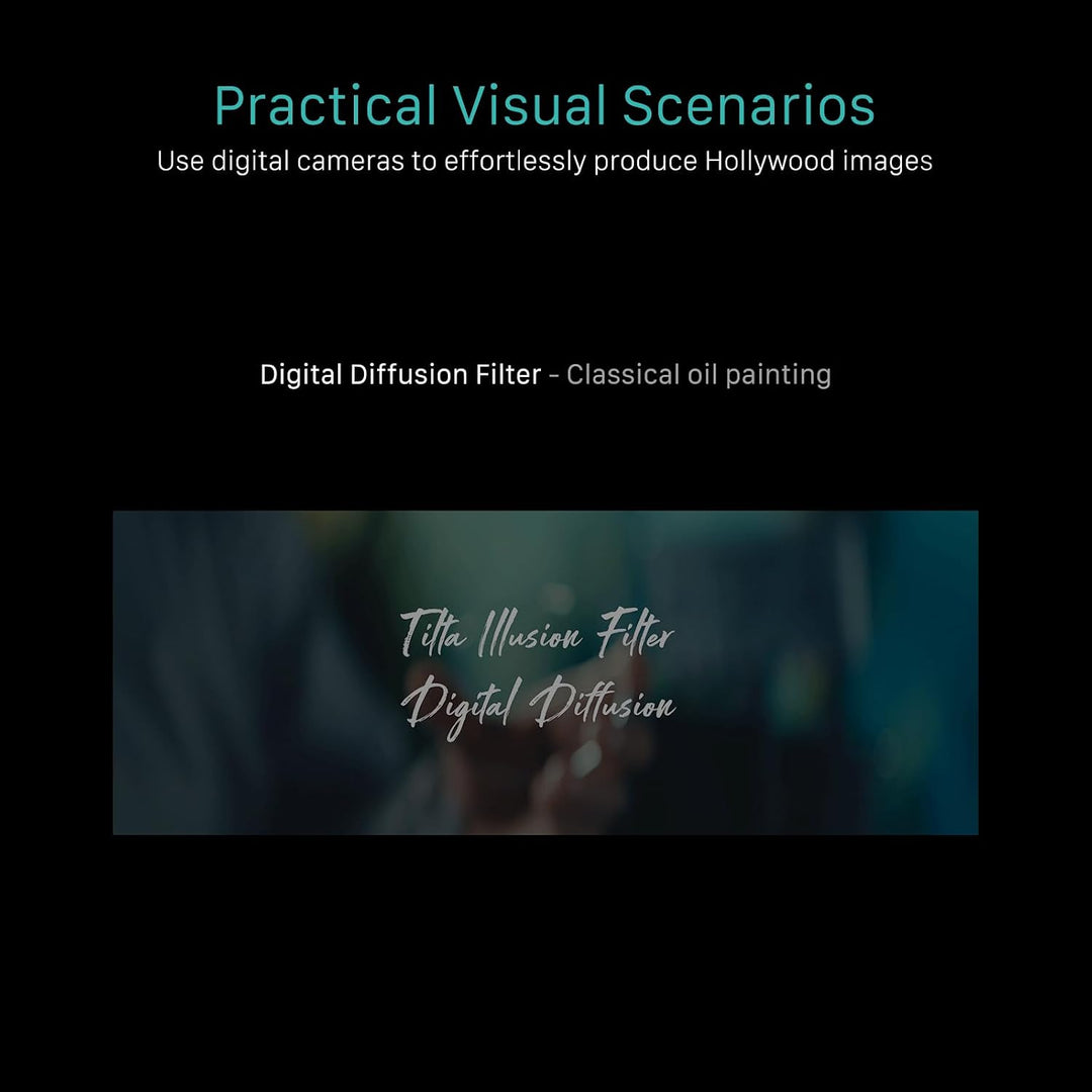 Tilta Illusion Digitaler Diffusionsfilter für Tilta Mirage Matte Box, leicht, 95 mm TF-95-DD12 Digit