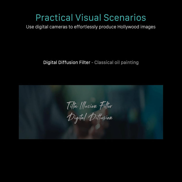 Tilta Illusion Digitaler Diffusionsfilter für Tilta Mirage Matte Box, leicht, 95 mm TF-95-DD12 Digit