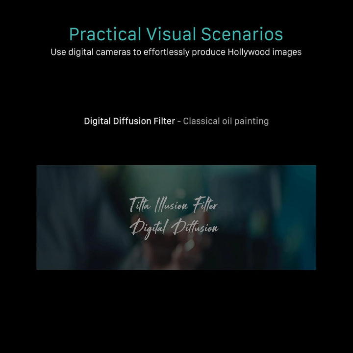 Tilta Illusion Digitaler Diffusionsfilter für Tilta Mirage Matte Box, leicht, 95 mm TF-95-DD14 Digit