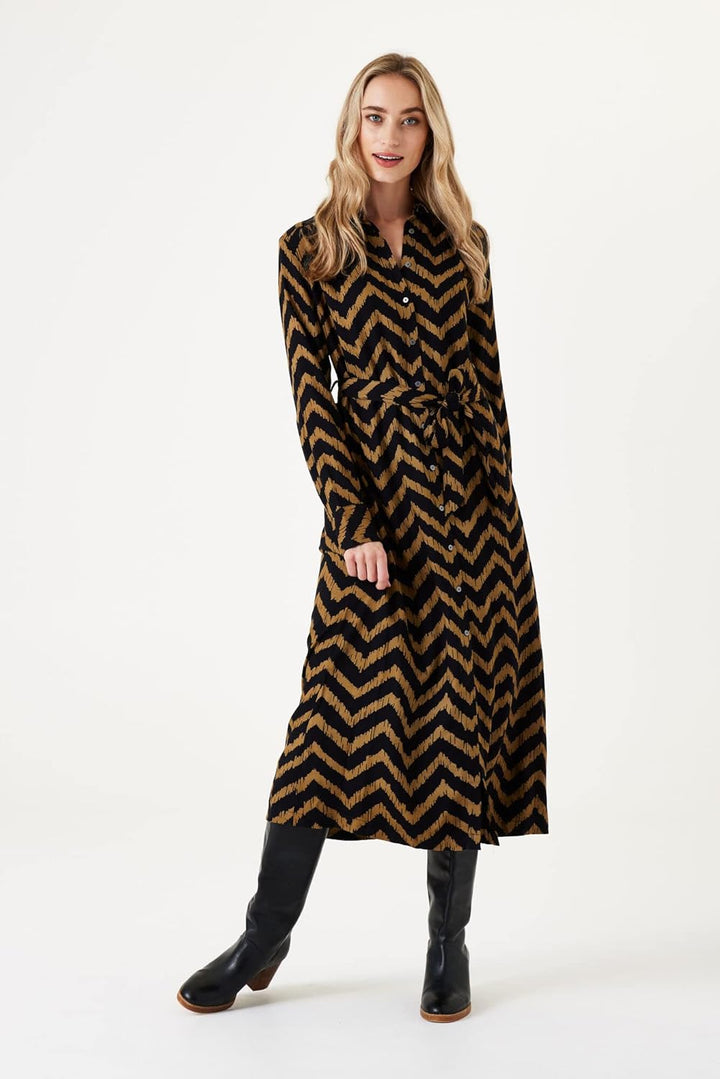 GARCIA Damen Dress Kleid XL Golden Brown, XL Golden Brown